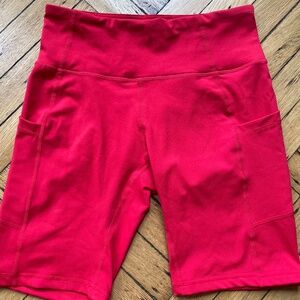 Red Baleaf Bike Shorts